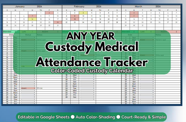 Unlimited Medical Attendance Tracker Unlimited Medical Attendance Tracker