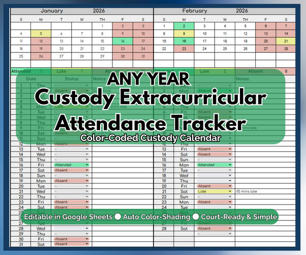 Unlimited Extracurricular Attendance Tracker